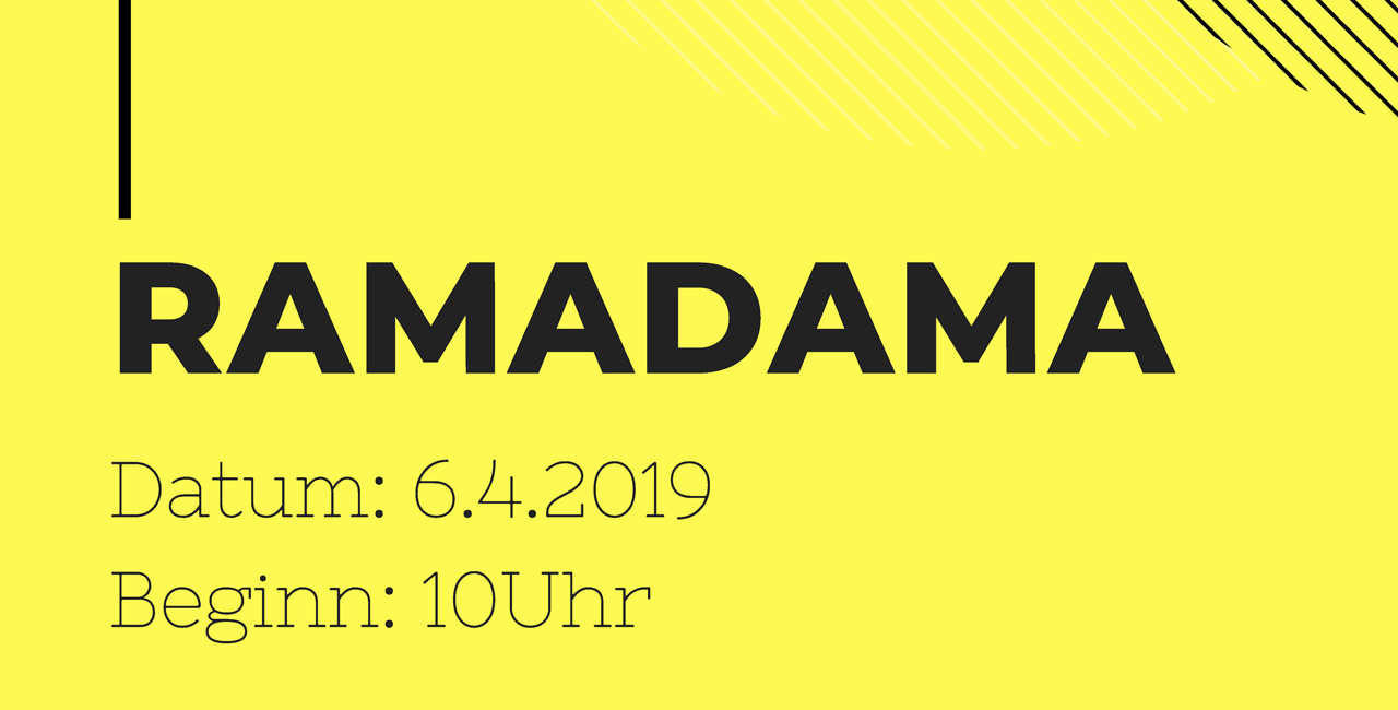 Ramadama 2019 – Wir räumen auf!