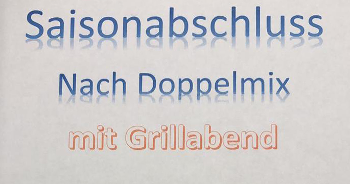 Saisonabschluss mit Grillabend